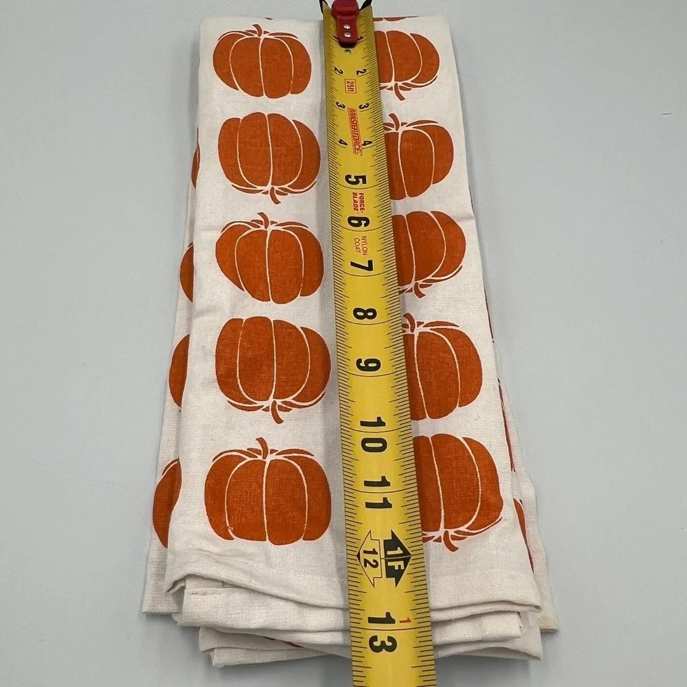 Room Essentials Dish Towels Unisex OS Orange NWOT Pumpkin Pie Set of 2